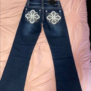 Girl Wired Heart Jeans